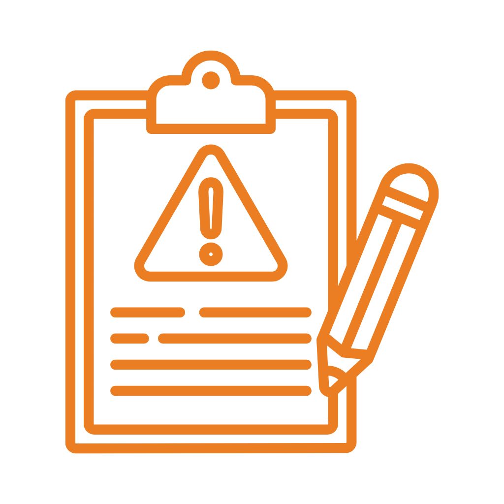 icon for monitoring and reporting